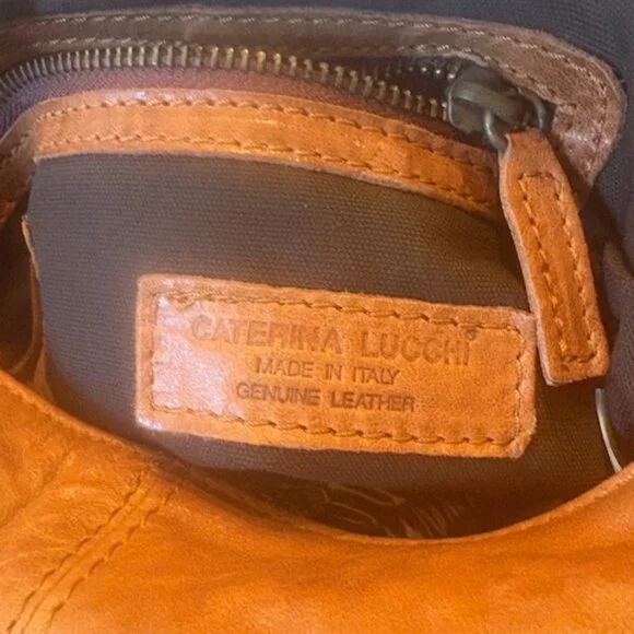 Vintage Italian leather handbag. - Picture 5 of 5